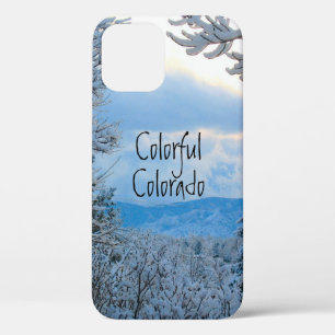 Colourful Colorado Winter Snow iPhone 12 Pro Case