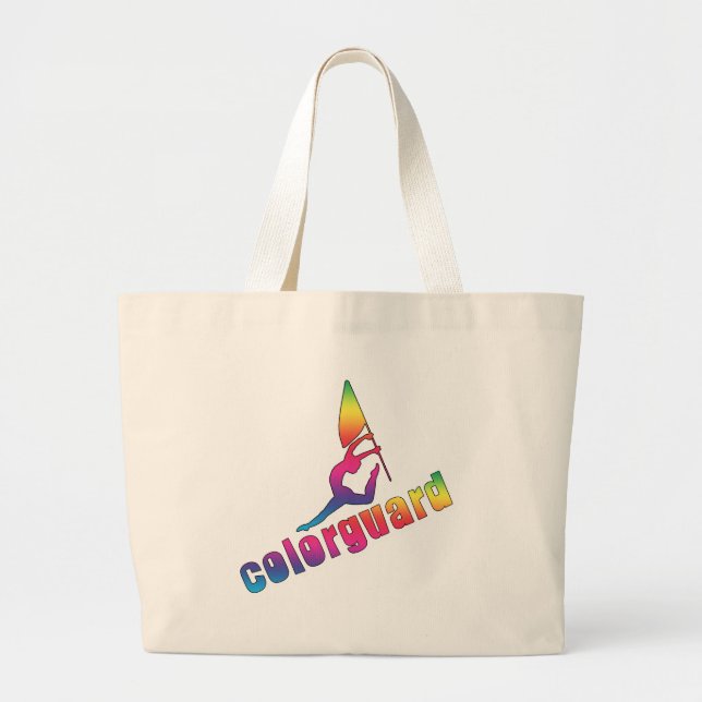 Colourful colorguard tote bag (Front)