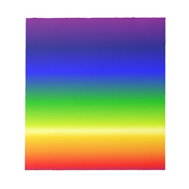 Colourful Colour Customised Designer Notepad (Front)