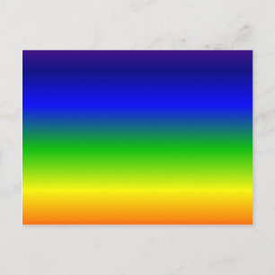 Colourful Colour Customised Designer Postcard