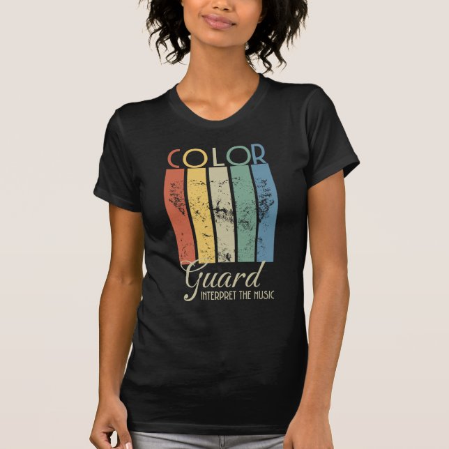 Colourful Colour Guard - Interpret the Music T-Shirt (Front)