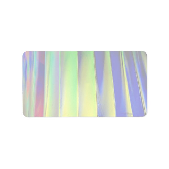 Colourful Coloured louvers Label (Front)