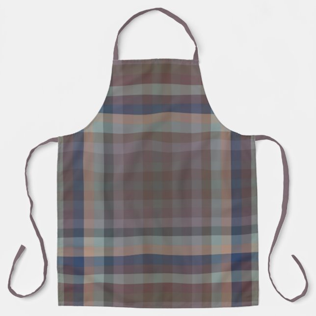 Colourful Colours Of The Year Chequered Pattern    Apron (Front)