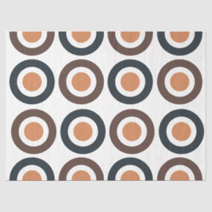 Colourful Concentric Circles Birthday Tissue Paper