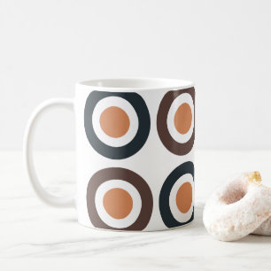Colourful Concentric Circles Coffee Mug
