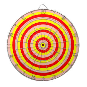 Colourful Concentric Circles Dartboard