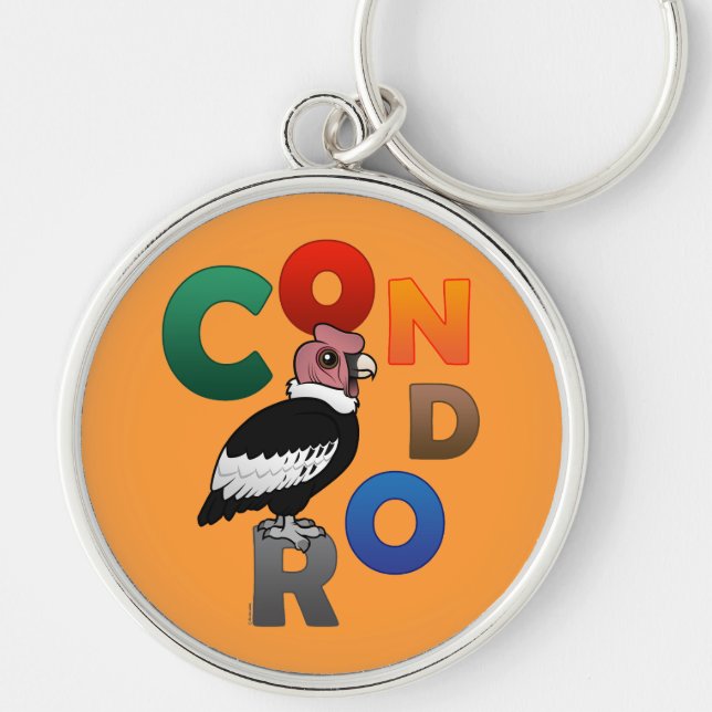 Colourful Condor Key Ring (Front)
