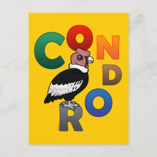 Colourful Condor Postcard