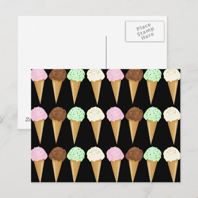 Colourful Cones Postcard (Front/Back)