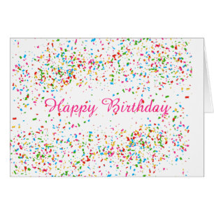 Colourful confetti