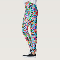 Colourful Confetti Abstract Mosaic Pattern Neck Ti