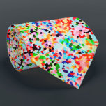 Colourful Confetti Abstract Pattern Tie<br><div class="desc">Cool colourful unique abstract confetti like pattern.</div>