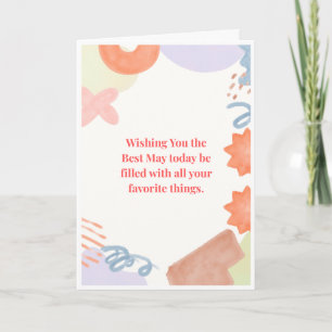 Colourful Confetti Birthday Card