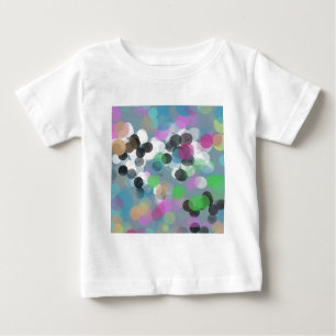 Colourful Confetti Bokeh Dots Baby T-Shirt