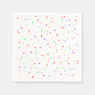 Colourful Confetti Children’s Birthday Party Napkin