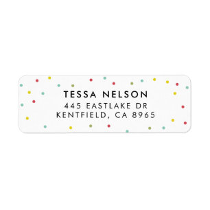 Colourful Confetti Dots Pattern