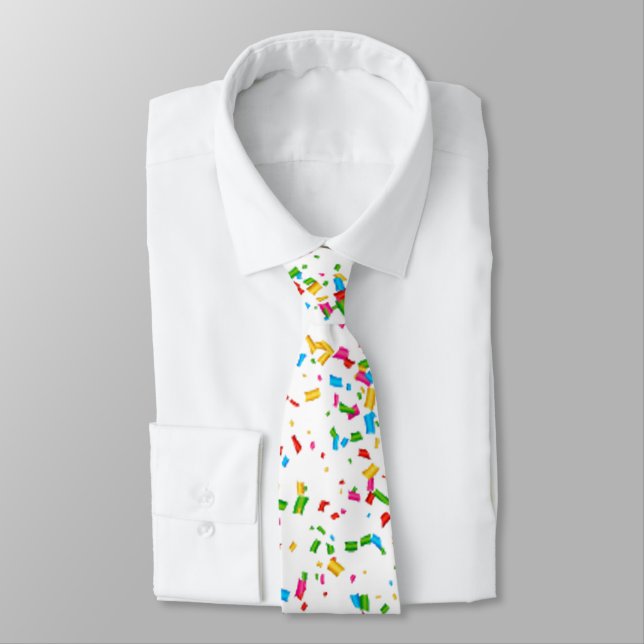 Colourful confetti tie (Tied)