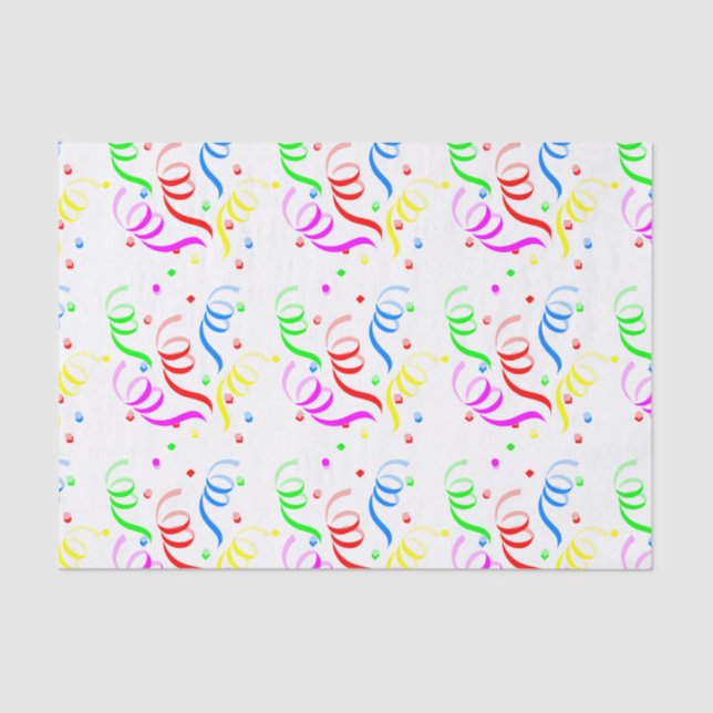 Colourful Confetti Tissue Paper (Front)