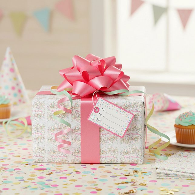 Colourful confetti wrapping paper (Creator Uploaded)