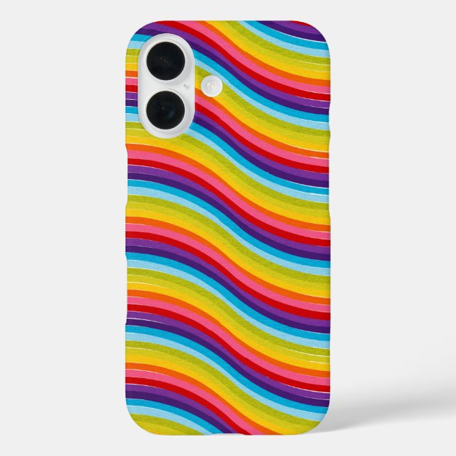 colourful contemporary stripes Case-Mate iPhone case (Back)