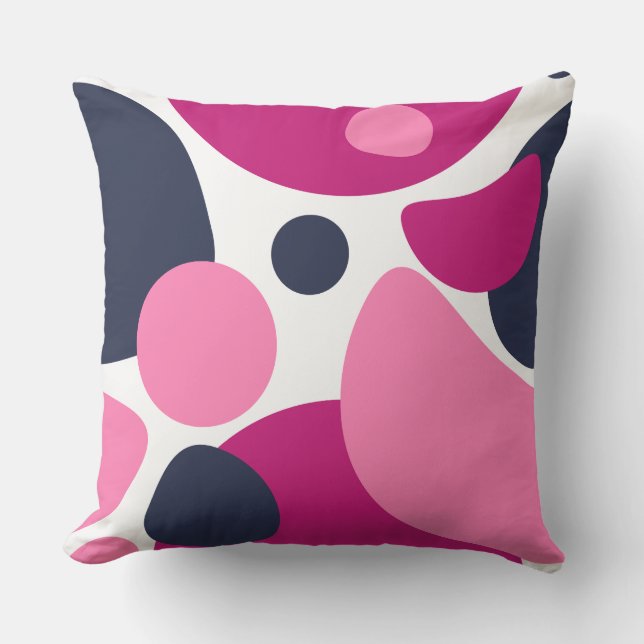 Colourful Contours of Soft Colours Cushion (Front)
