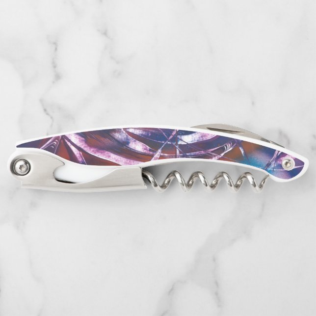 Colourful Contrasting Ribbon Corkscrew (Front)