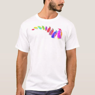 Colourful cool penguin shirt