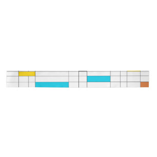 Colourful, cool, trendy, modern illustration art satin ribbon