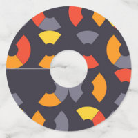 Colourful, cool, trendy, modern, urban circular ar