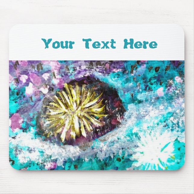 Colourful Coral Reef Personalised Mouse Pad (Front)