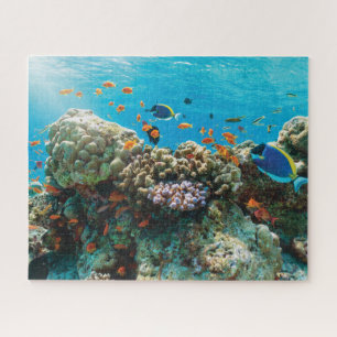 Colourful Coral Reef with Tropical Fishes Jigsaw Puzzle