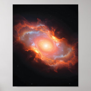 Colourful Cosmic Nebula Poster