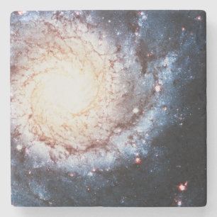 Colourful Cosmos Stone Coaster