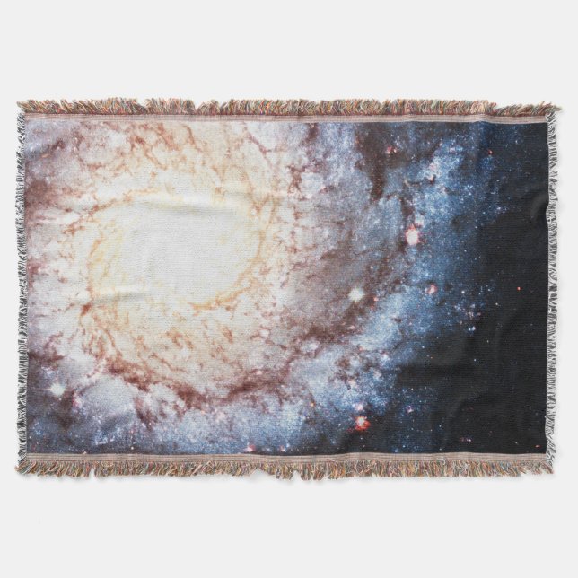 Colourful Cosmos Throw Blanket (Front)
