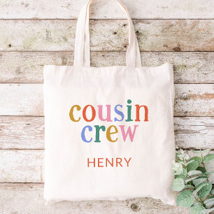 Colourful Cousin Crew Custom Name Tote Bag
