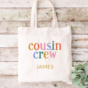 Colourful Cousin Crew Custom Name Tote Bag