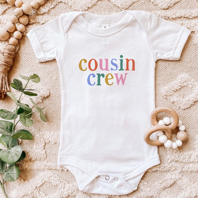 Colourful Cousin Crew Matching Family Baby Bodysuit (Creator Uploaded)