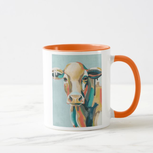 Colourful Cow Mug (Right)