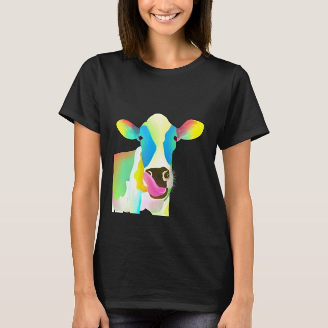 Colourful Cow T-Shirt (Front)