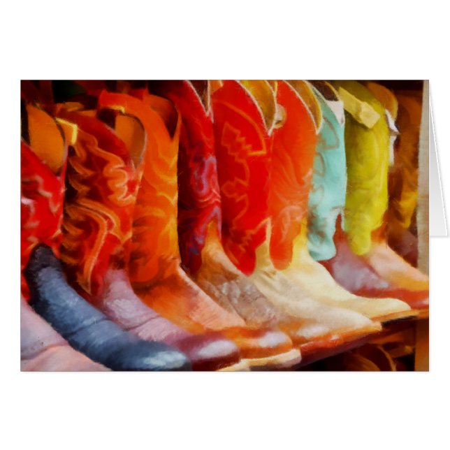 Colourful Cowboy Boots (Front Horizontal)