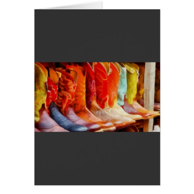 Colourful Cowboy Boots (Front)