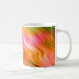 Colourful Crane Flower Wavy Texture Coffee Mug