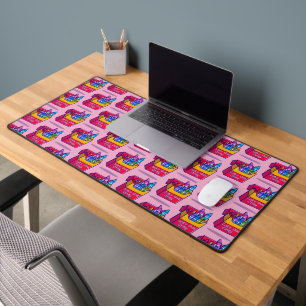 Colourful Crayons Let's Get Cray Desk Mat