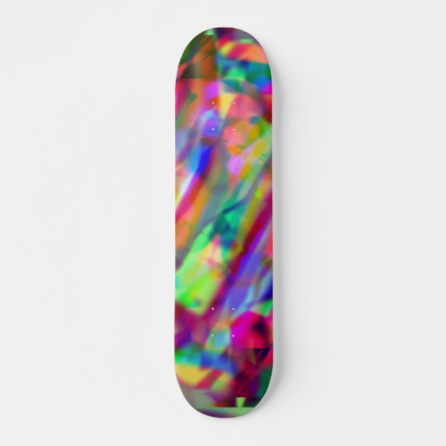 Colourful creation psychedelic skateboard (Front)