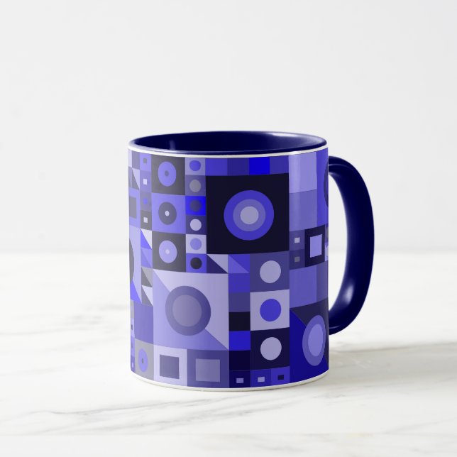 Colourful creative artistic graphical birthday gif mug (Front Right)