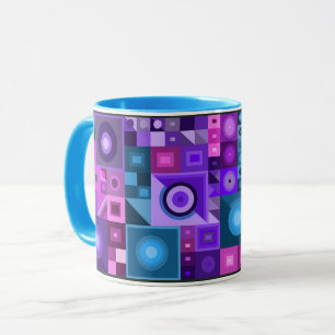 Colourful creative artistic graphical birthday gif mug