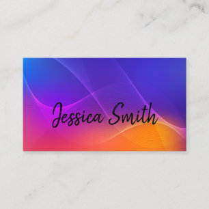 Colourful Creative Gradients Business Card