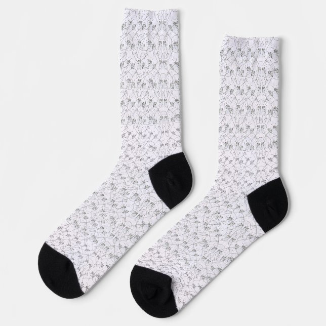 Colourful Crew Socks | Athletic, Knit & Fun Styles (Left)