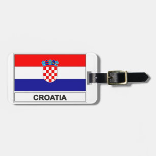 Colourful Croatia Luggage Tag