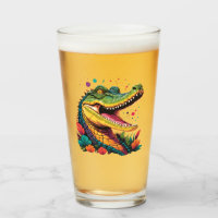 Colourful Crocodile Portrait